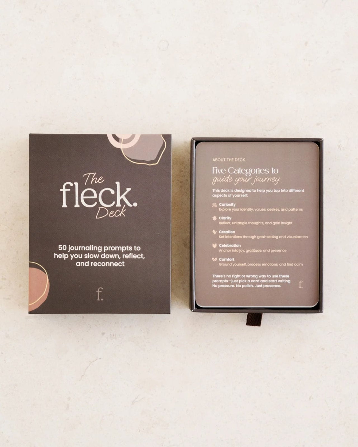 Cards Fleck Deck – 50 Guided Journaling & Self-Reflection Cards Fleck