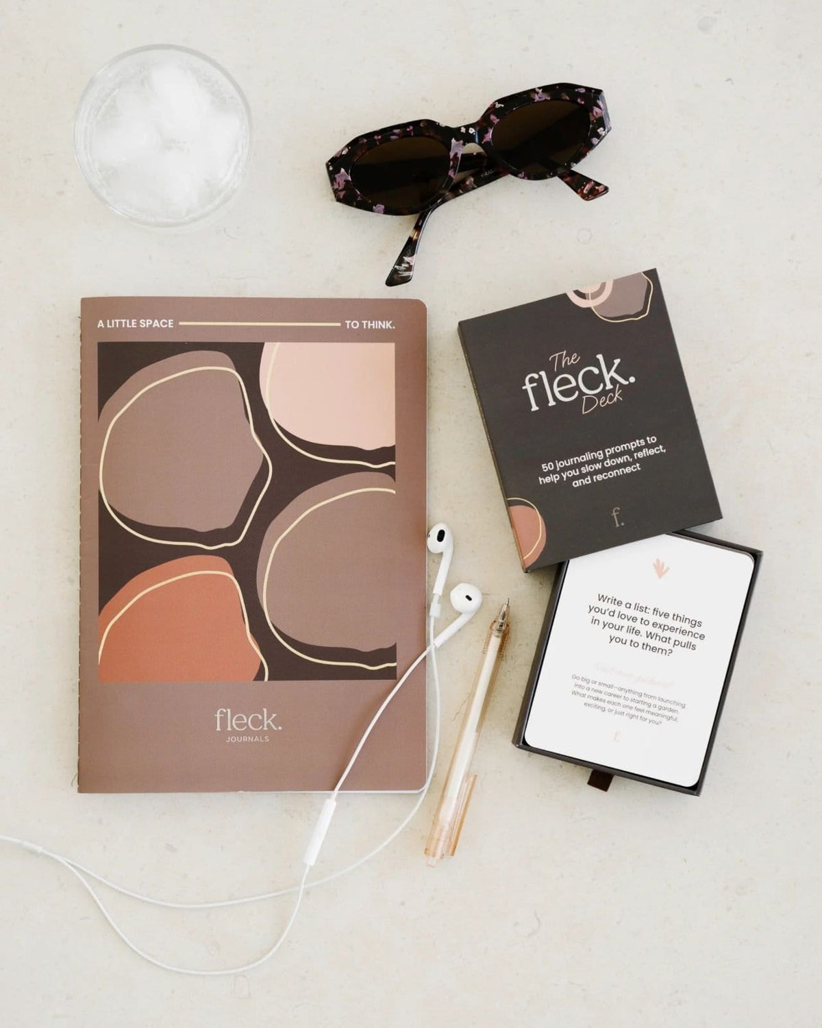 Cards The Fleck Journaling Set | Journal & Prompt Cards Fleck