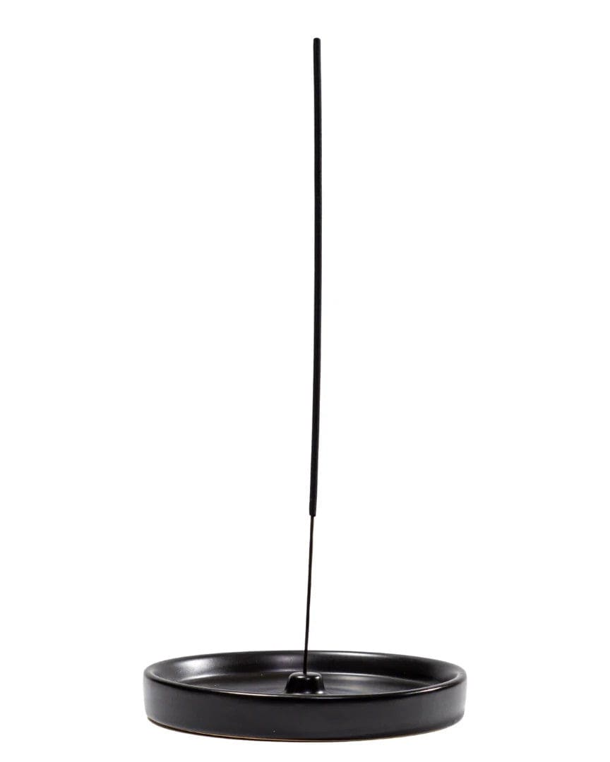 Ceramic Incense Holder Black - Altasphere