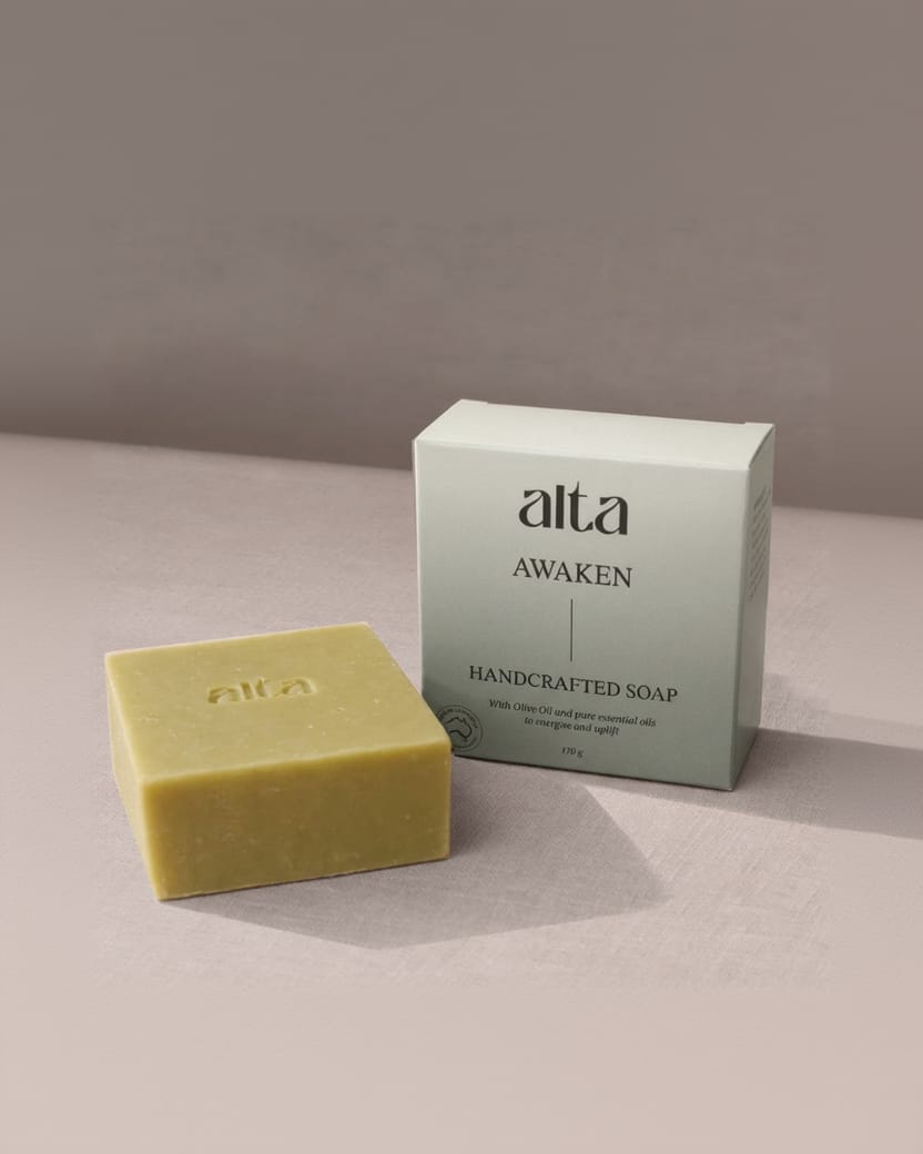 Hand Crafted Olive Oil Soap Awaken - Energise & Uplift - Altasphere