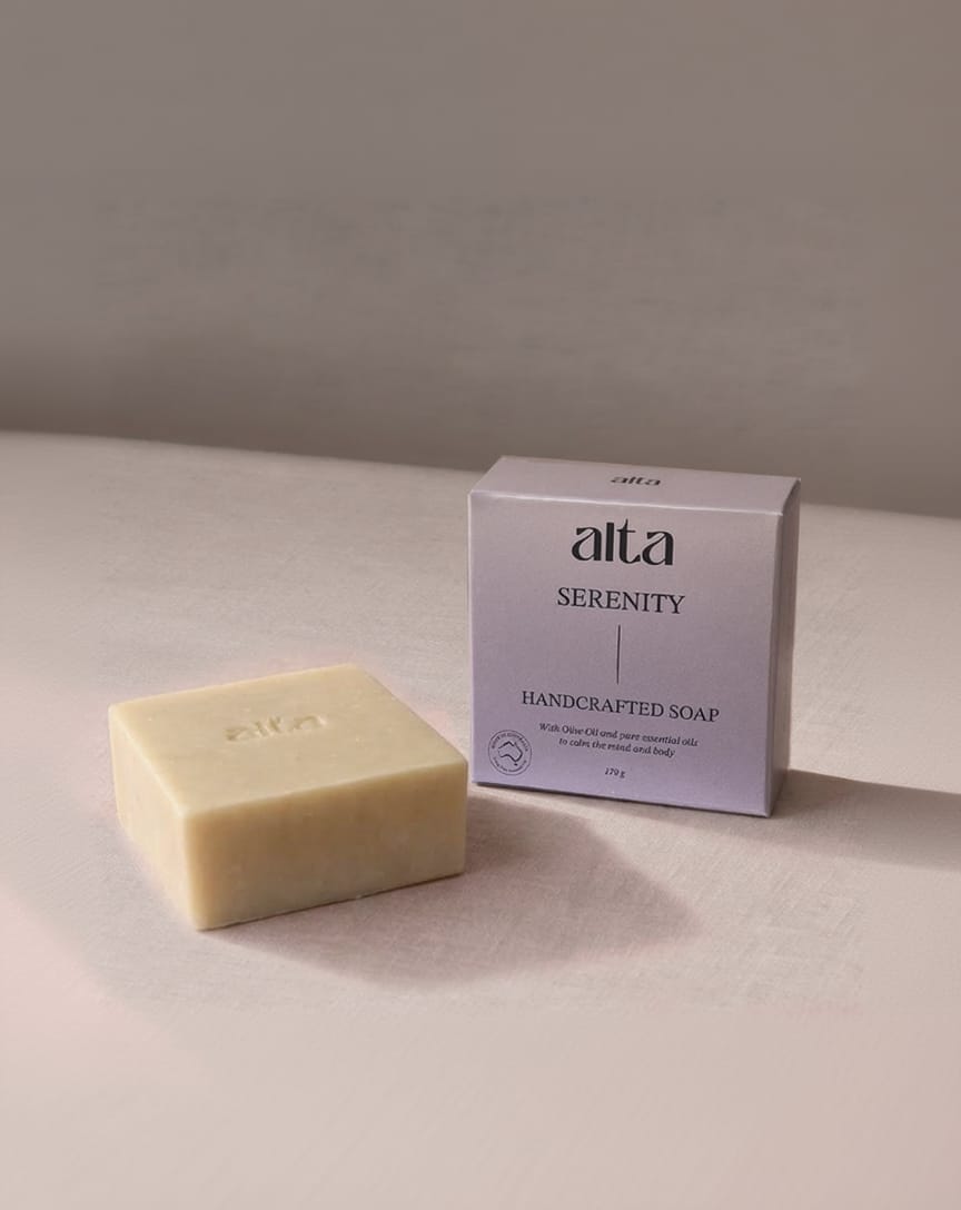 Hand Crafted Olive Oil Soap Serenity - Restful & Calming - Altasphere
