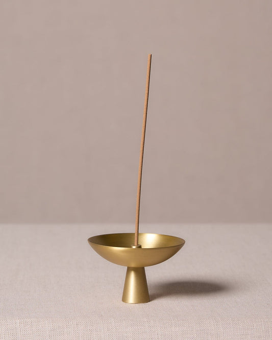 Incense Holder Alta Saturn Incense Holder Brass Finish Altasphere