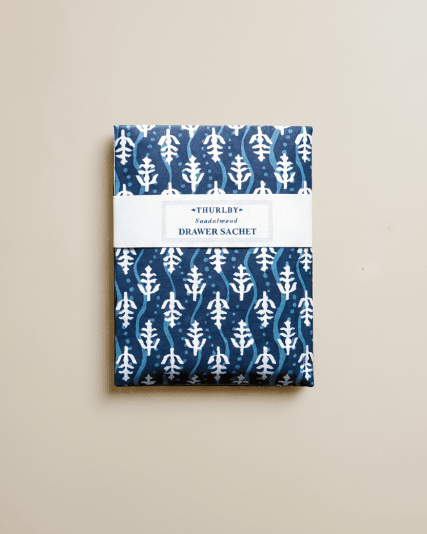 Indigo Sandalwood Wardrobe & Drawer Sachet - Altasphere