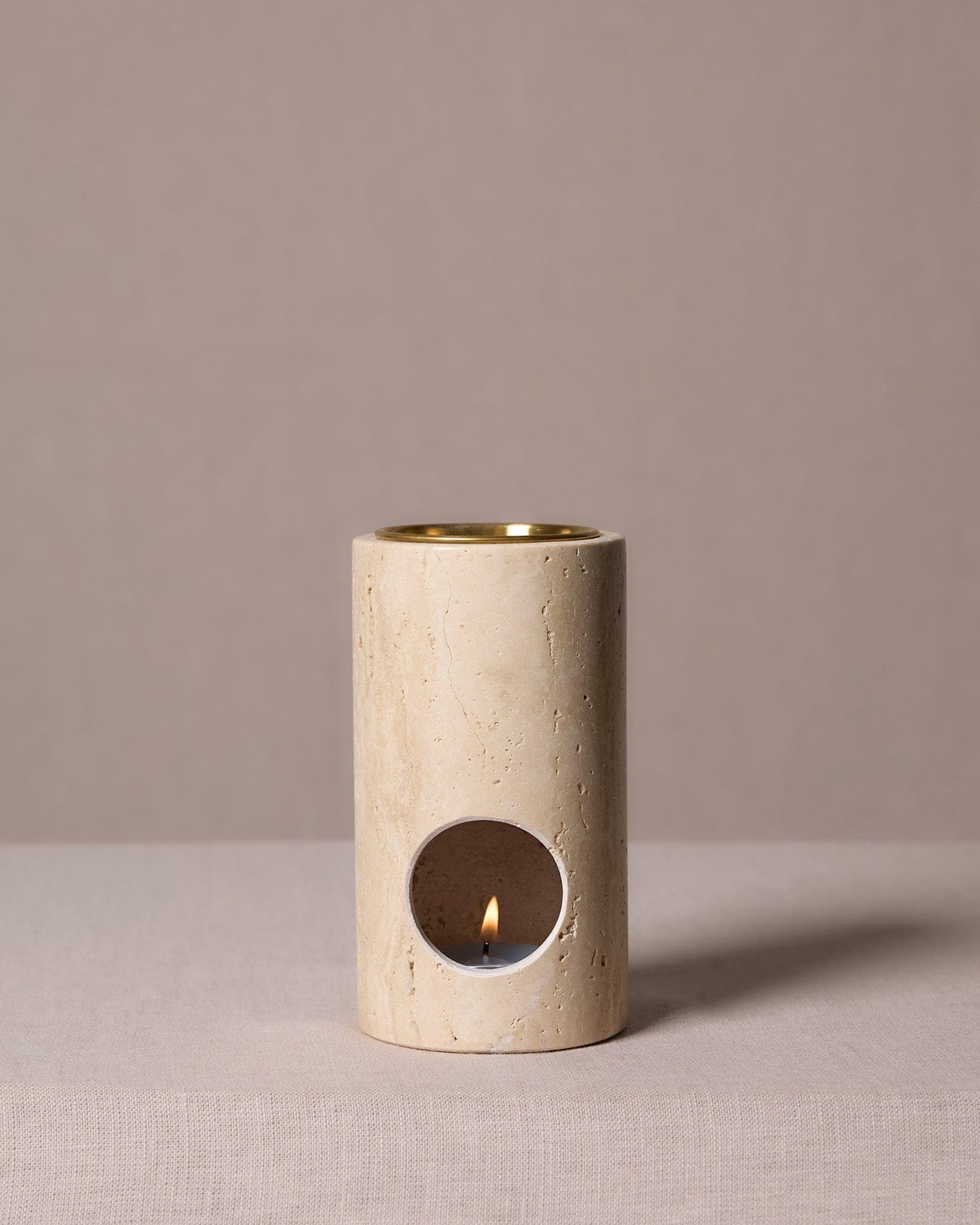 Oil Burner Alta Column Travertine Oil Burner Altasphere