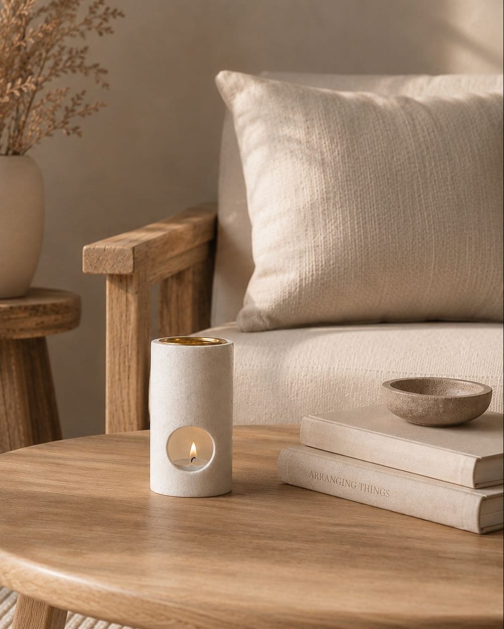 Oil Burner Marble Column Oil Burner Alta