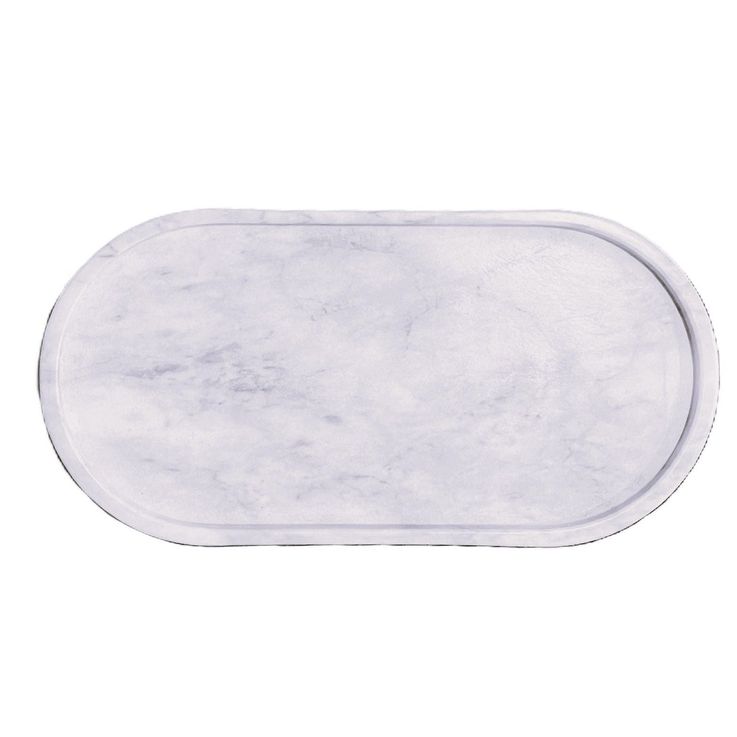 Oval Marble Tray - White - Altasphere