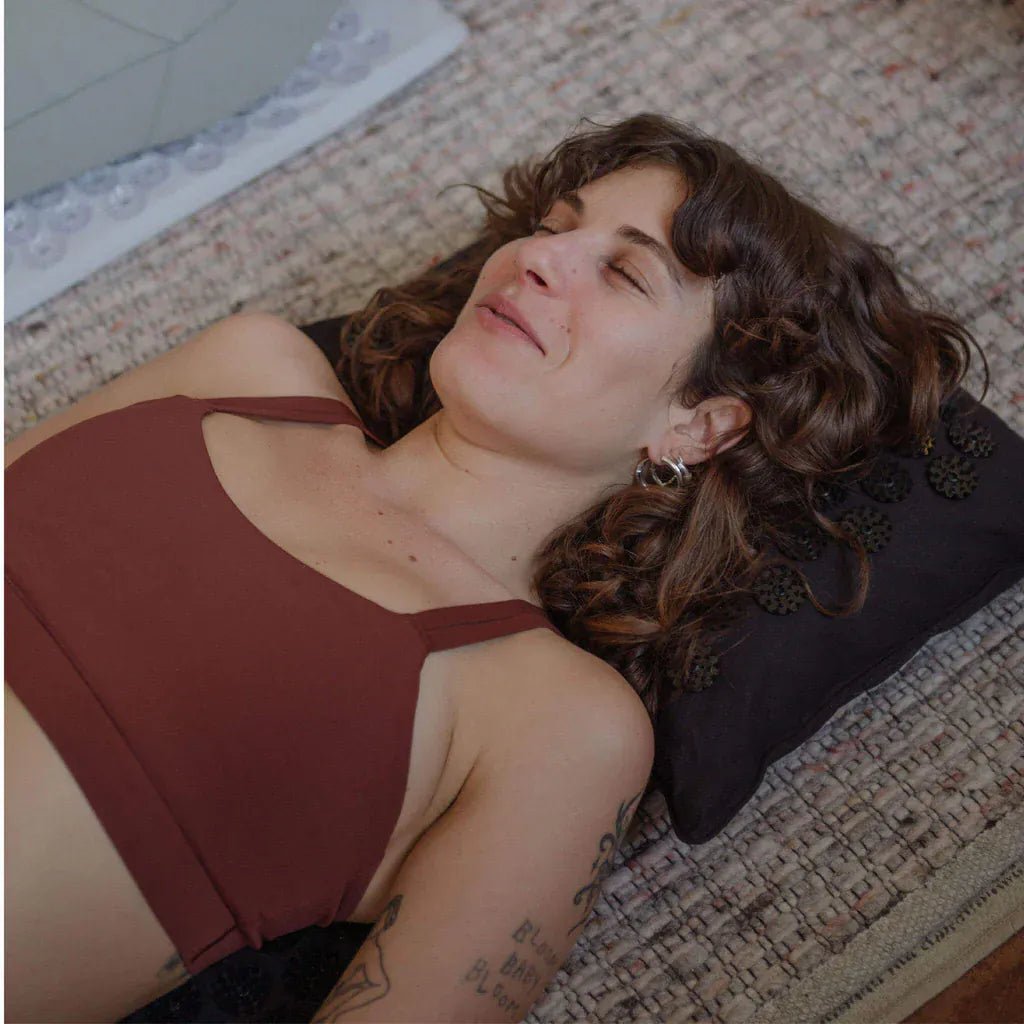 Premium Acupressure Pillow Level 1 Black - Altasphere