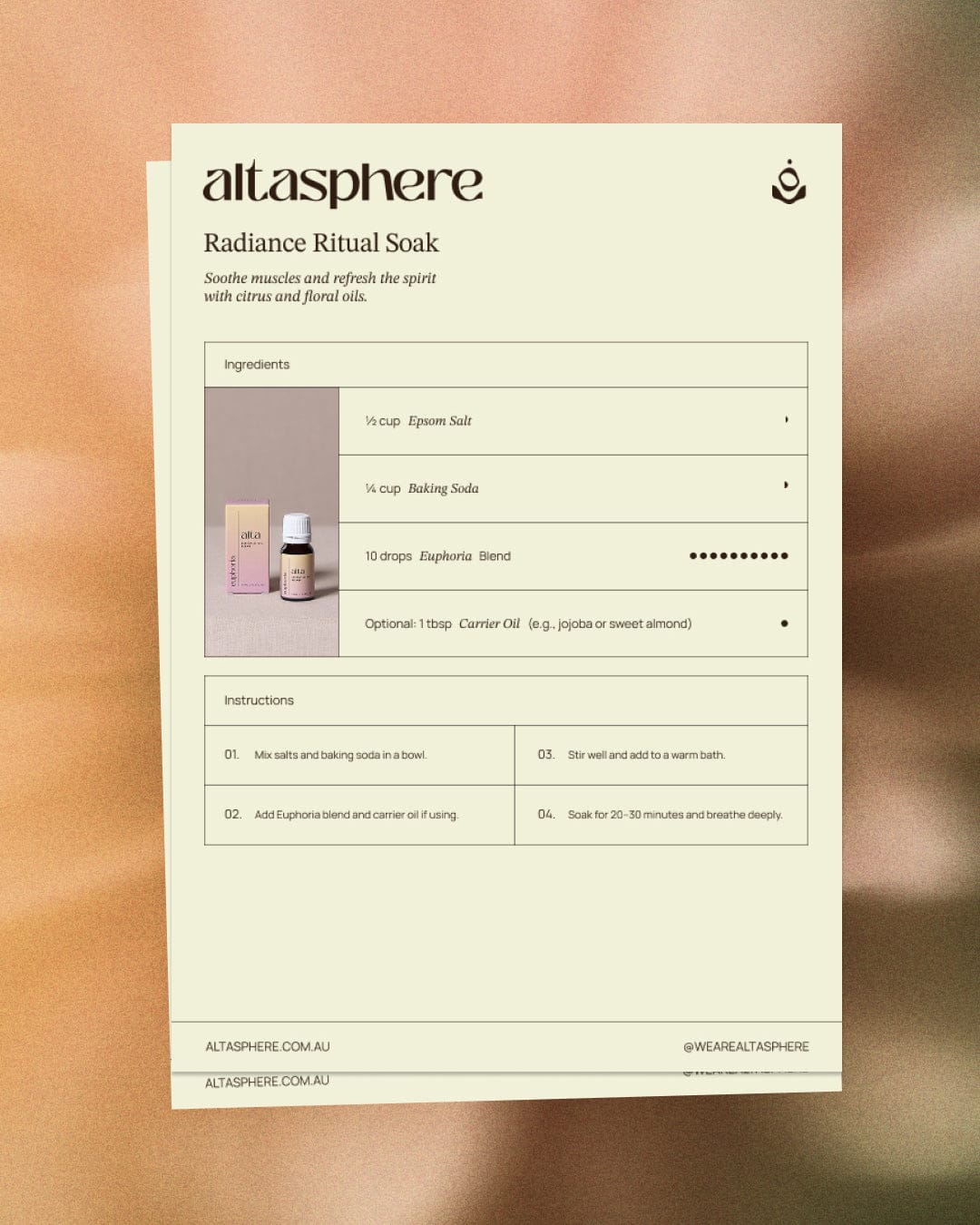 Radiance Ritual Soak (Free Download) - Altasphere