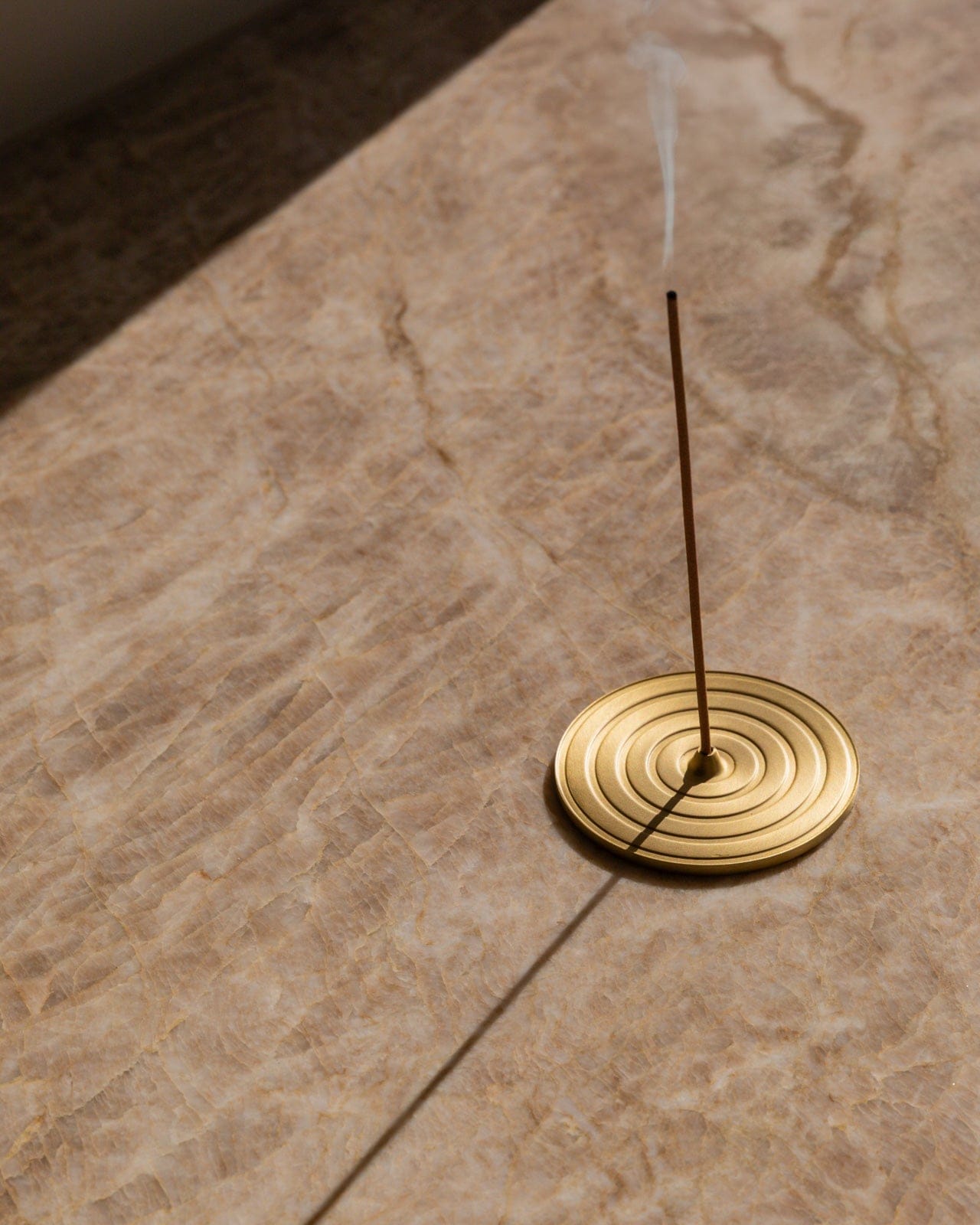 Ripple Brass Incense Holder - Altasphere