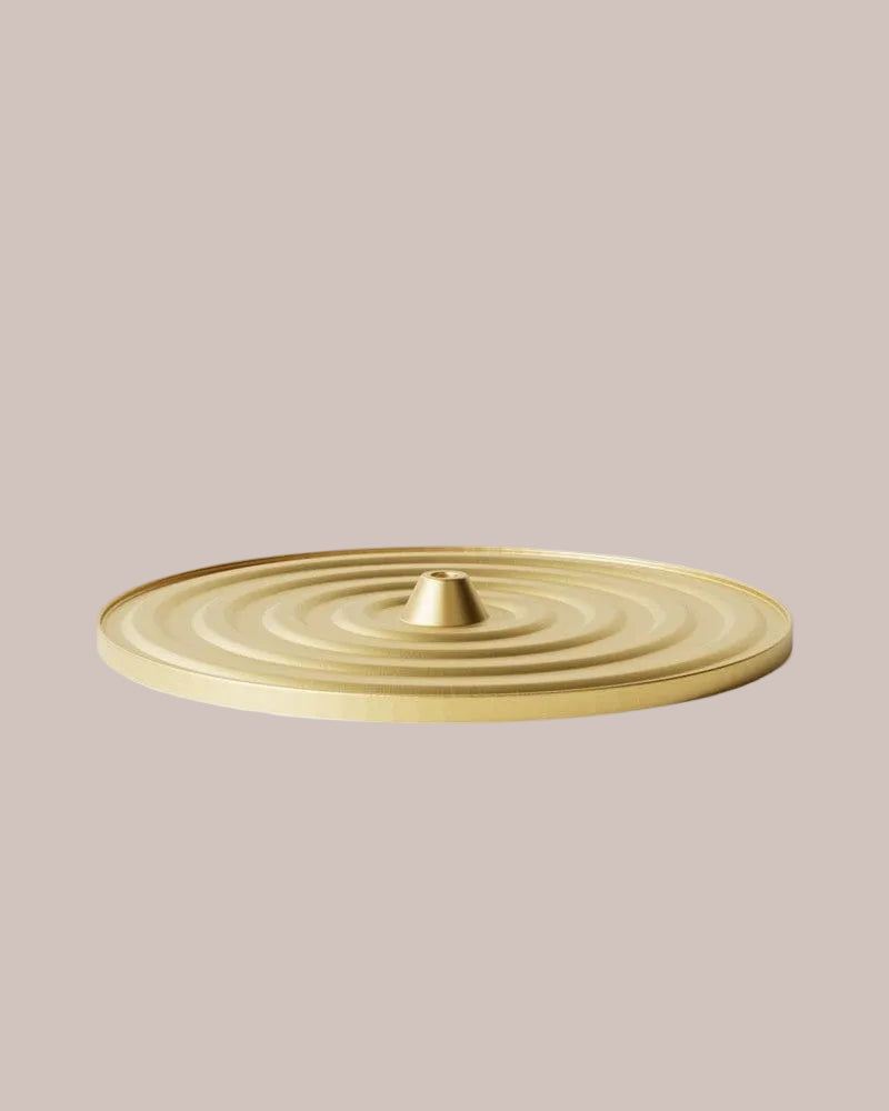 Ripple Brass Incense Holder - Altasphere