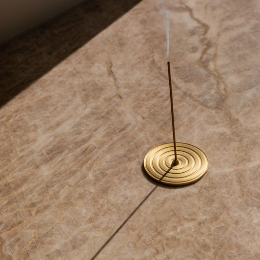 Ripple Brass Incense Holder - Altasphere