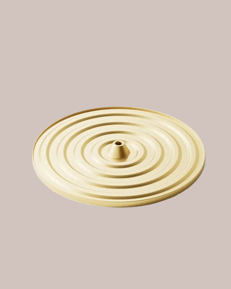 Ripple Brass Incense Holder - Altasphere