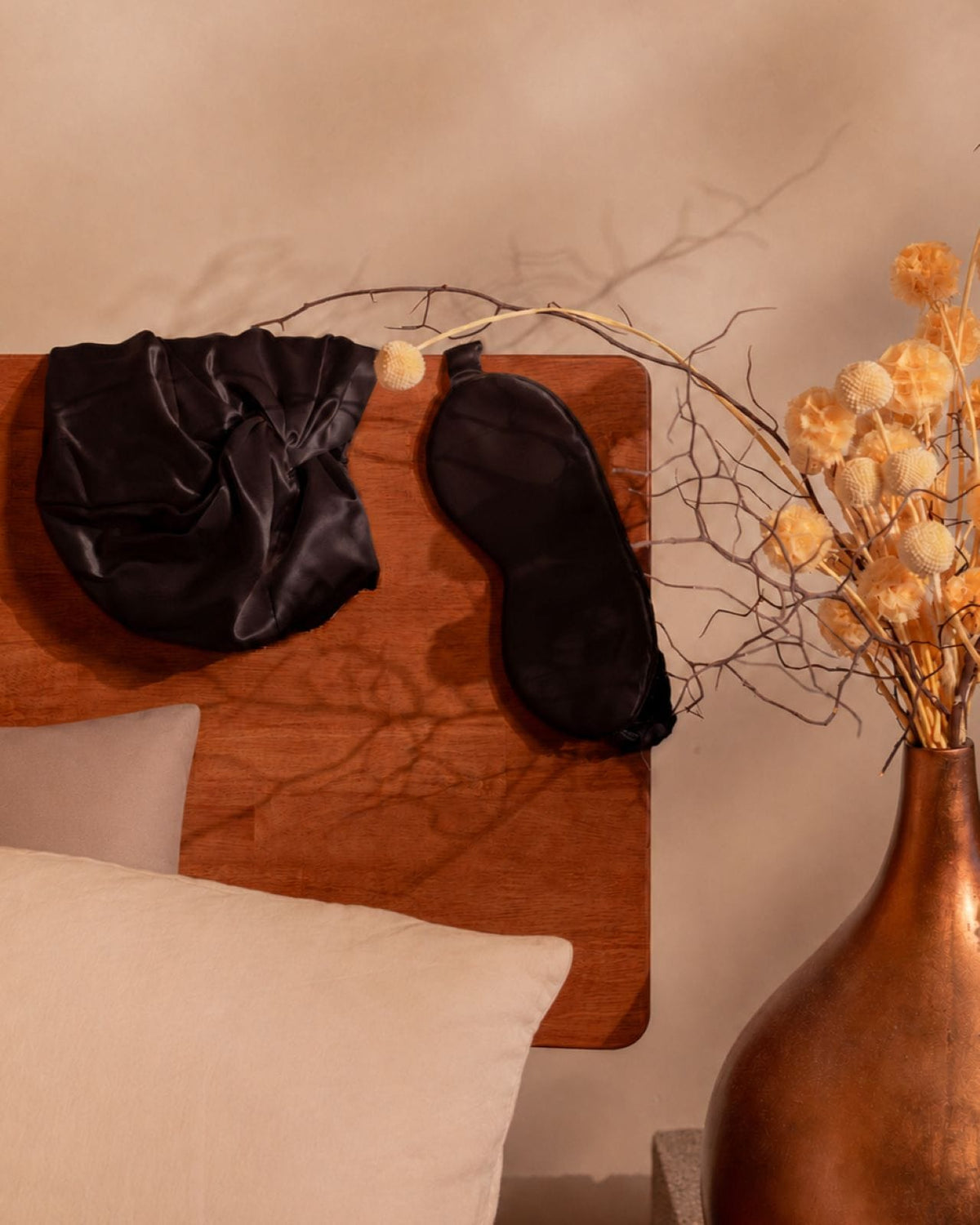 The Silk Sleep Ritual | Silk Eye Mask & Hair Turban - Altasphere