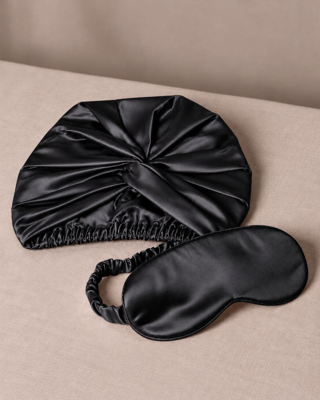 The Silk Sleep Ritual | Silk Eye Mask & Hair Turban - Altasphere