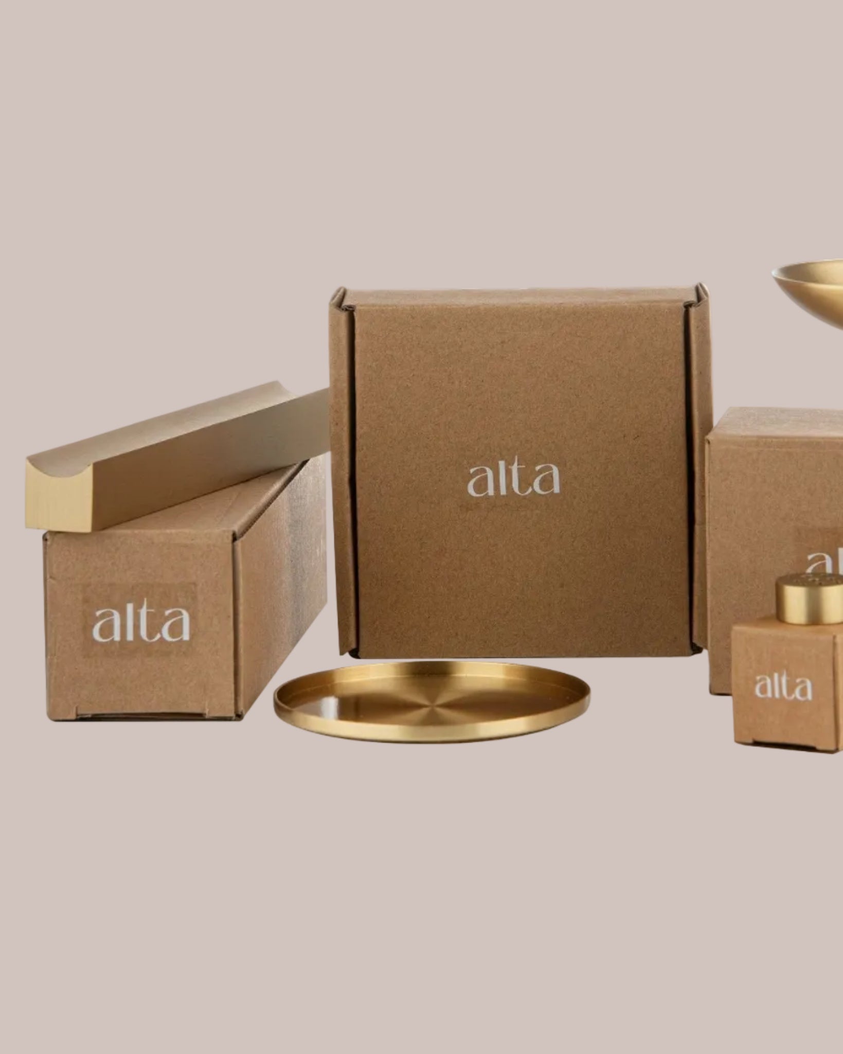 Alta Alta Nyari Brass Incense Holder Altasphere