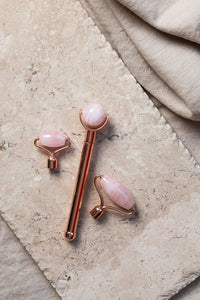 Alta Rose Quartz Roller with 3 Interchangeable Heads - Altasphere