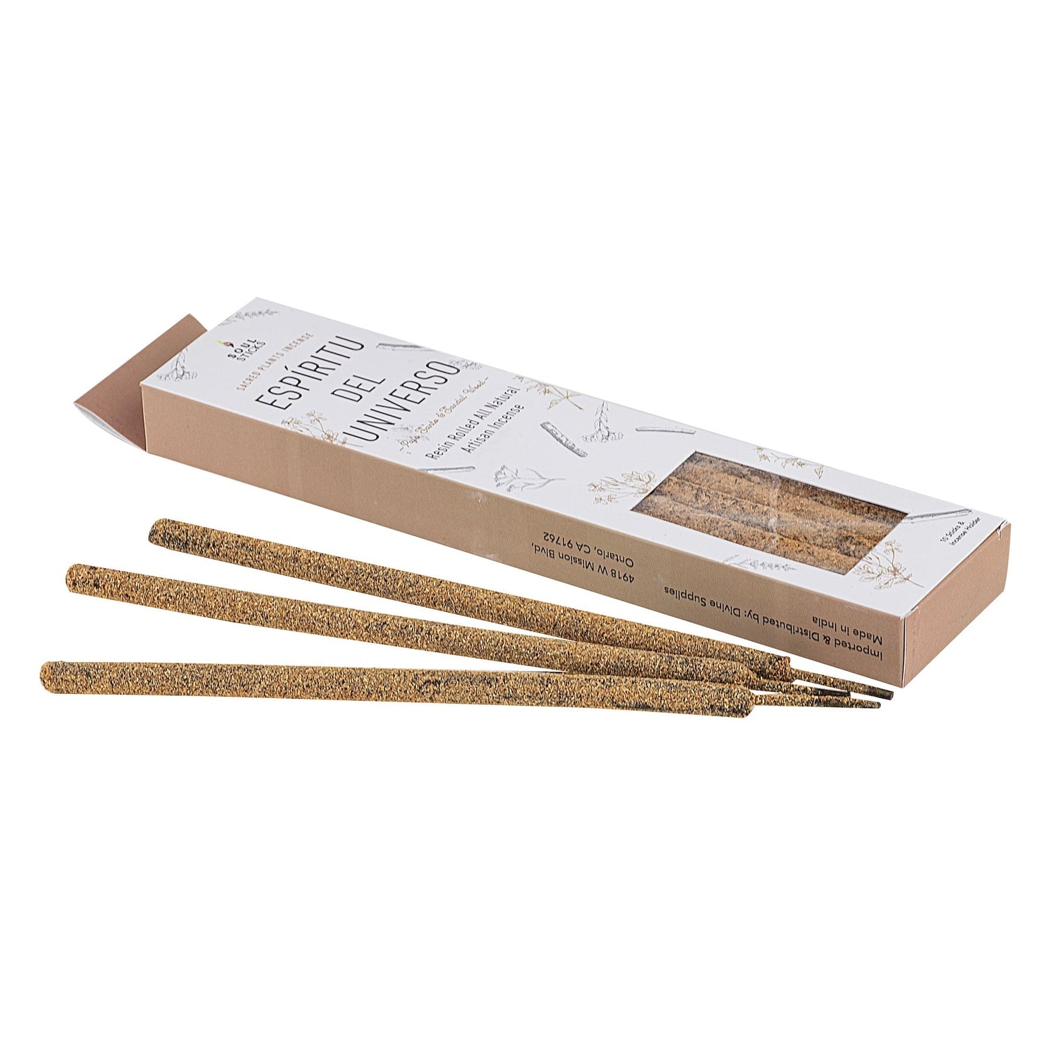 Resin Rolled Artisan Incense 10 sticks - Palo Santo & Sandalwood - Altasphere