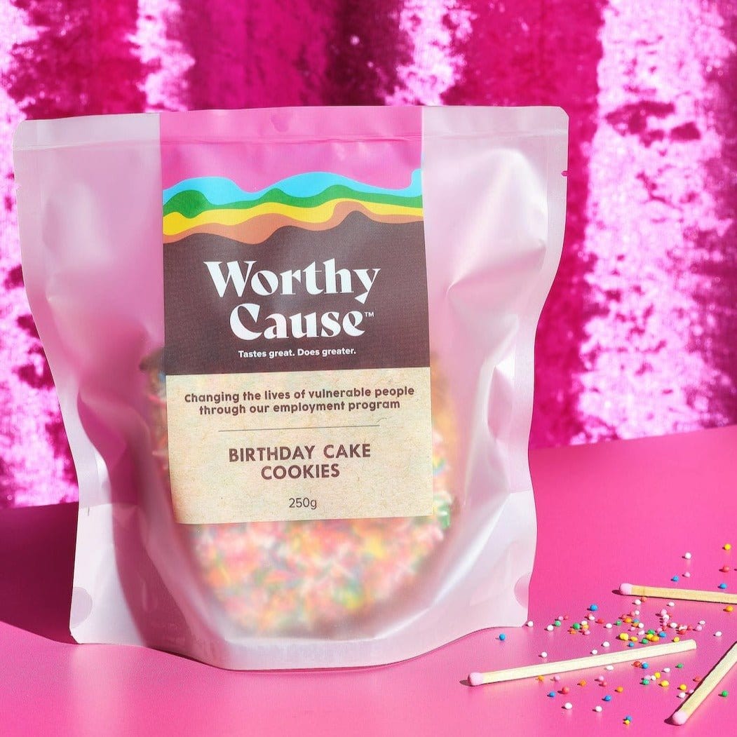 Worthy Cause Birthday Cake Cookies 2pk Altasphere